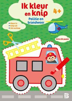 Ik kleur en knip - Politie en Brandweer