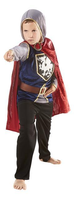 Kostuum Ridder met riem en muts Maat 128
