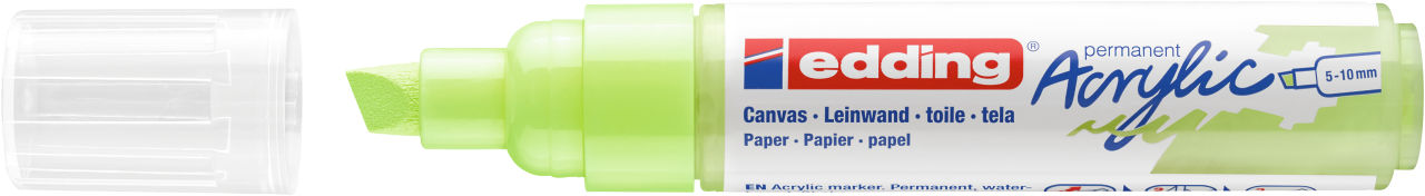 Edding Acrylic Marker e-5000 Breed 5-10 mm - Pastel Green - 917