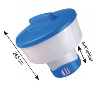 Planet Pool Chloordispenser Groot voor 200 g Tabletten