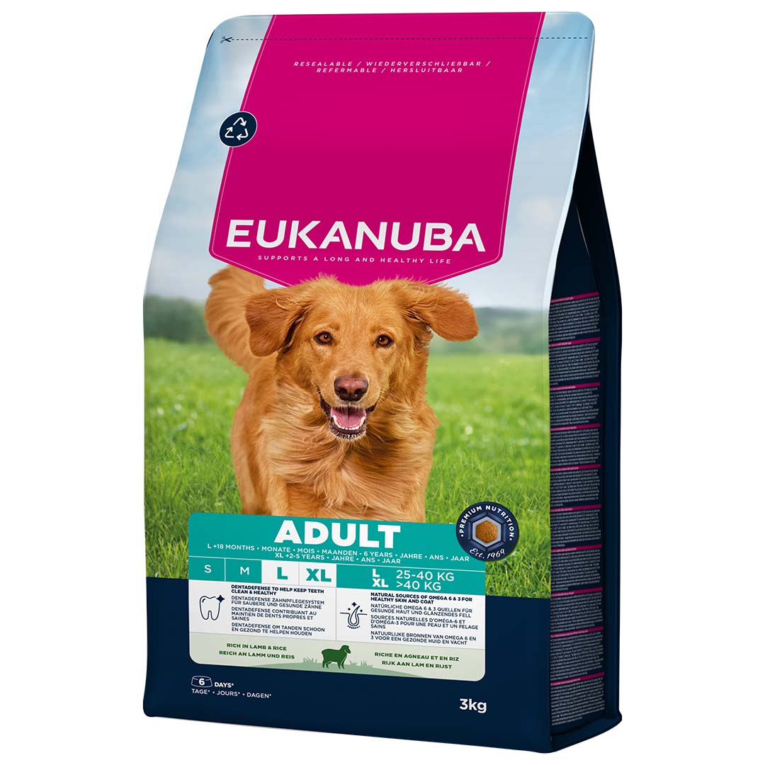 Eukanuba Hondenvoer Adult Large Lam & Rijst 3 kg
