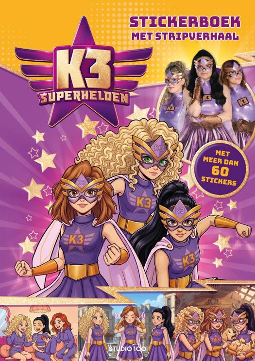 K3 Stickerboek - Superhelden