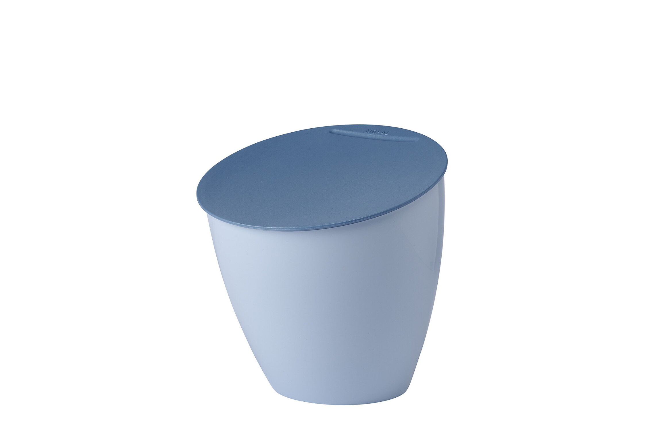 Mepal Afvalbakje Calypso Nordic Blue 2.2l - 17.5x18.4 cm - Recycled PP