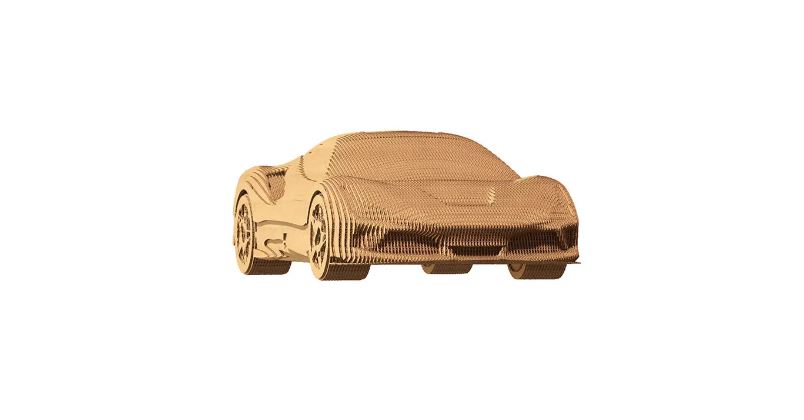 Cartonic 3D Puzzel Ferrari Karton - 128 stuks