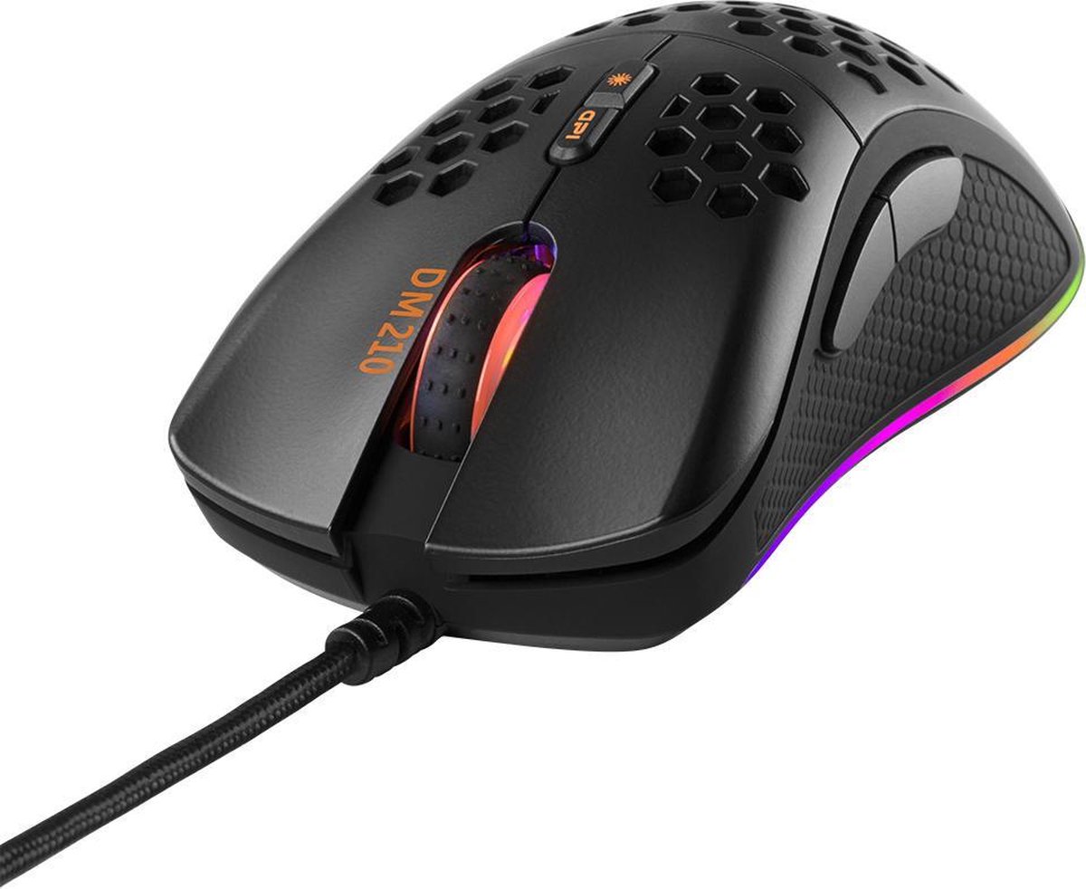 Deltaco Gaming Mouse DM210 Bekabeld Lightweight - RGB Led