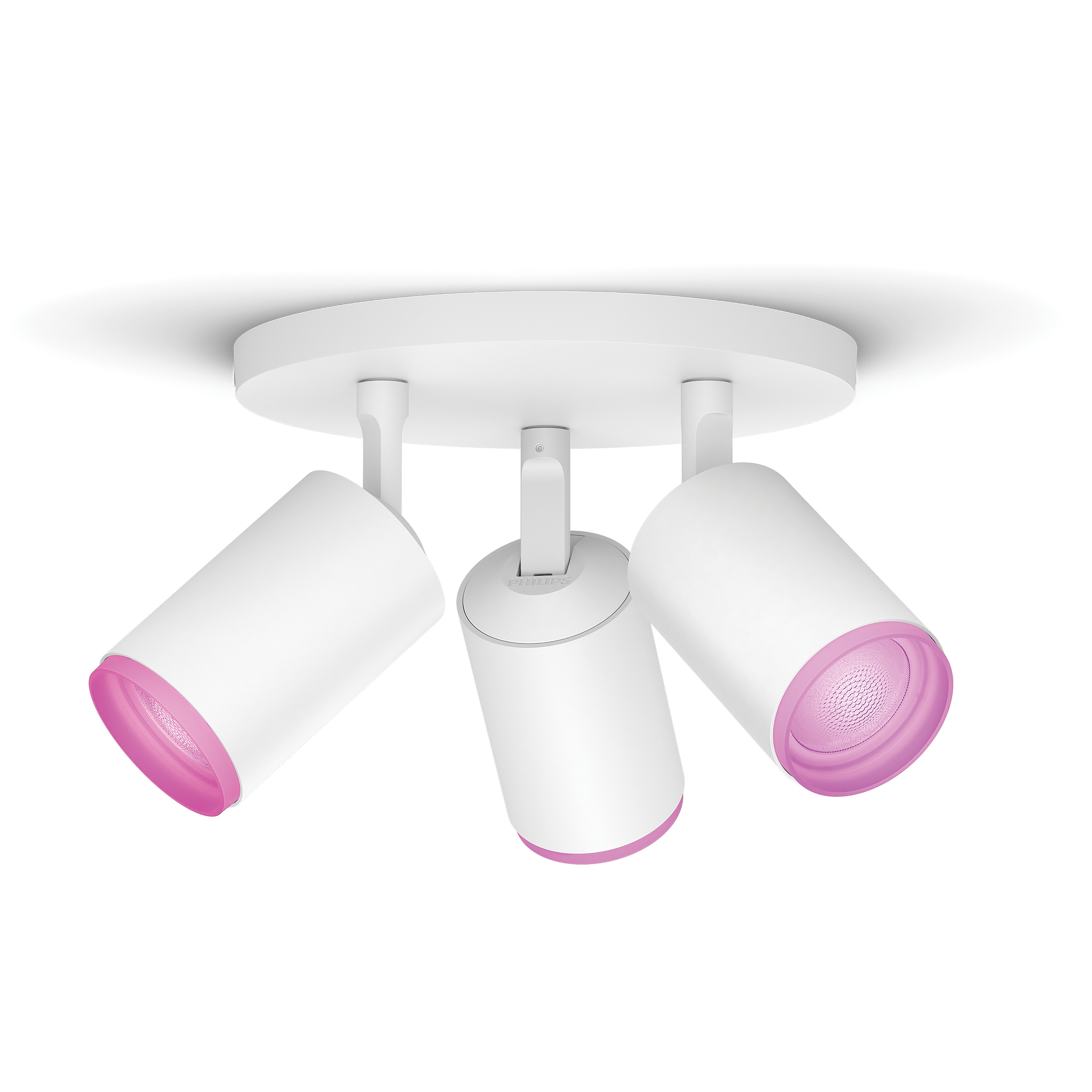 Philips Hue Opbouwspot Fugato Wit 3x GU10 5.7W White&Color Ambiance
