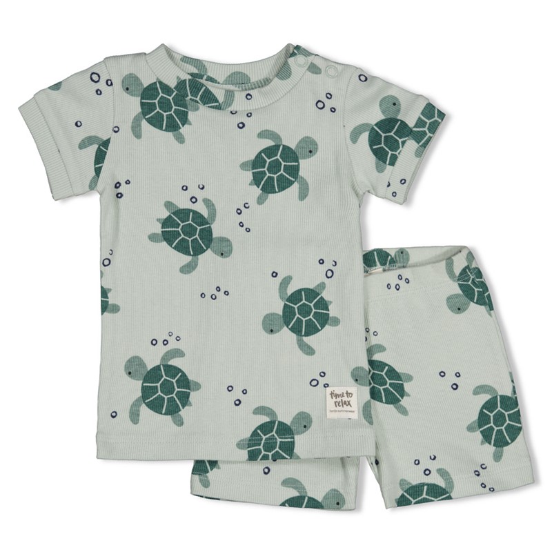 Feetje Shortama Kids Timmy Turtle Summer Mint - 3 jaar