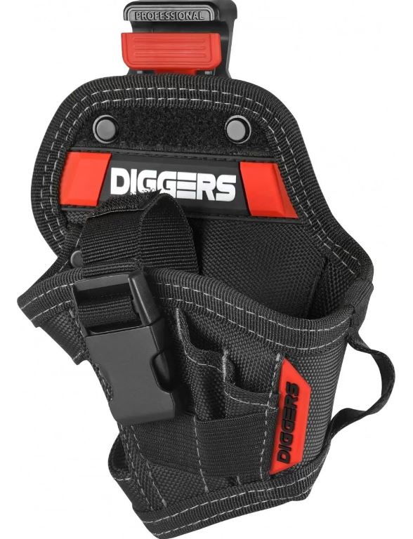Diggers Drill Holster Pouch Klein met Quick Click Systeem