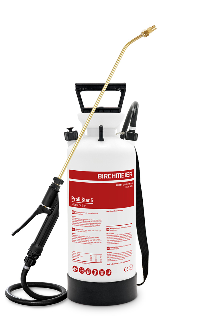 Birchmeier Druksproeier 5L Profi Star 5 tot 4 Bar