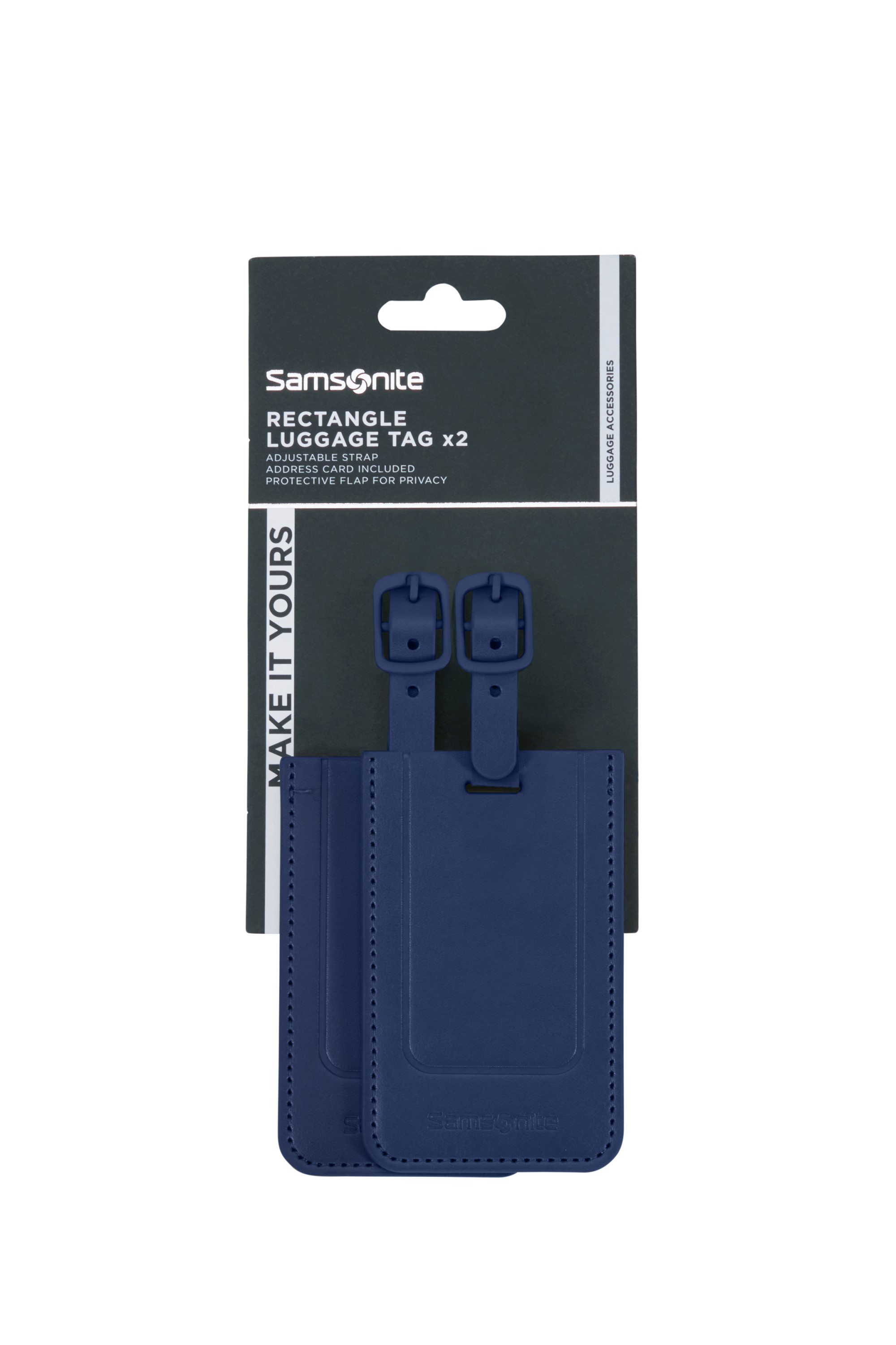 Samsonite Bagagelabel TA Revolution Midnight Blue 2 stuks Samsonite Bagagelabel TA Revolution Midnight Blue 2 stuks