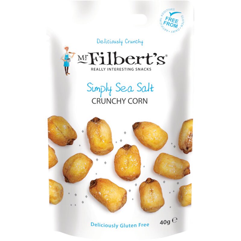 Mr. Filberts Krokante Mais Snack met Zeezout 40g