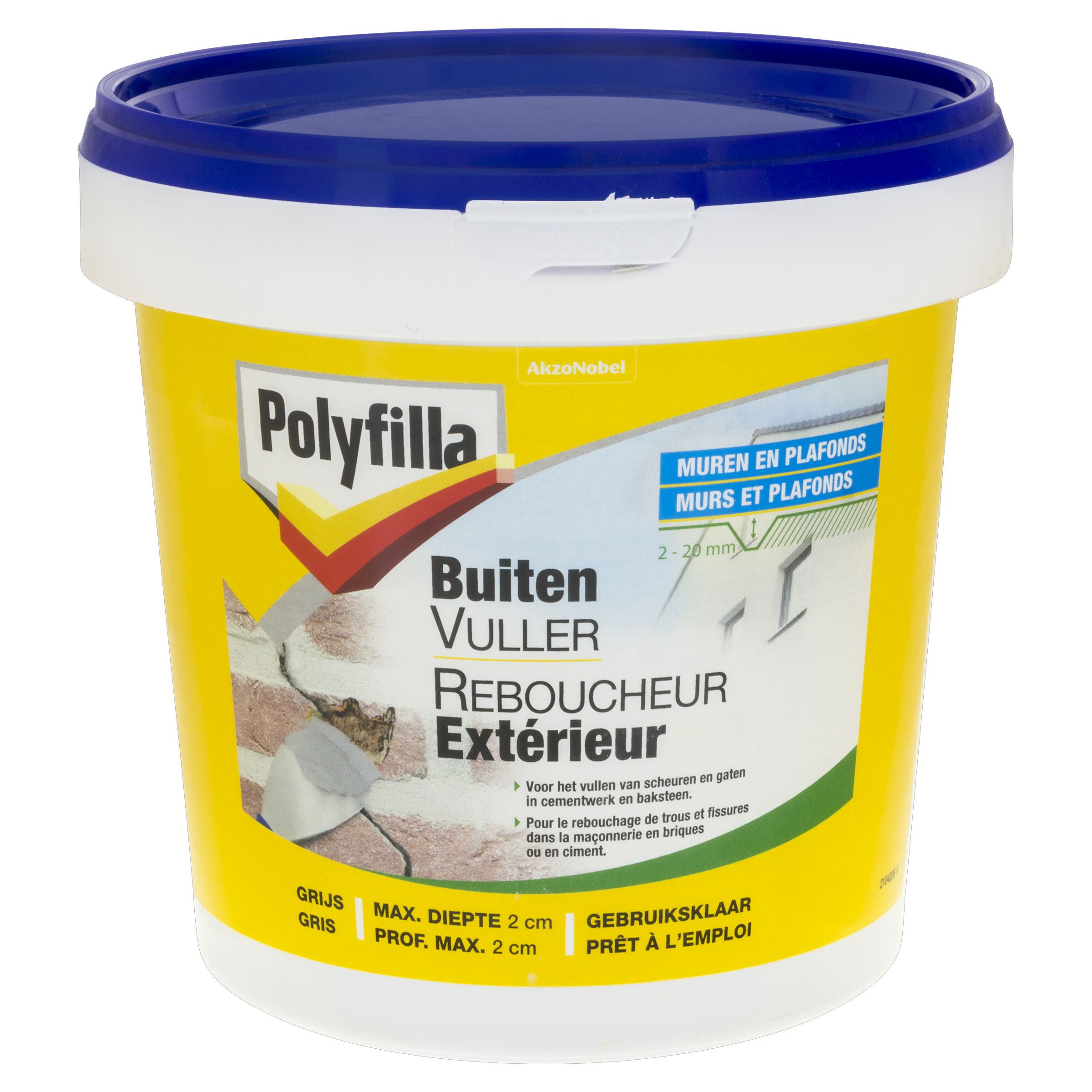 Polyfilla Buitenvuller 1 l Grijs
