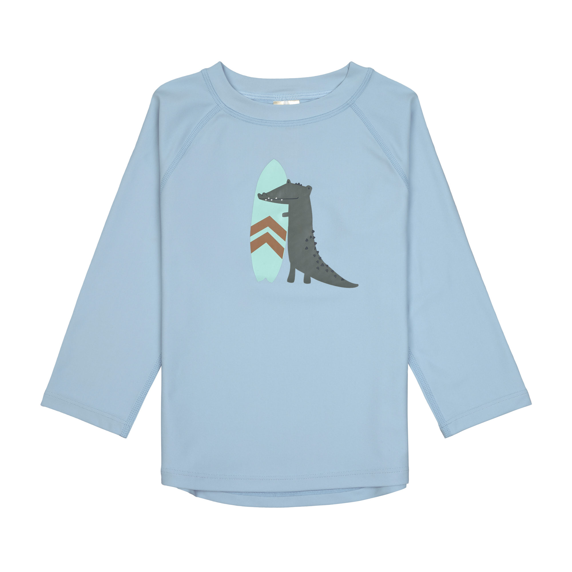 Lässig T-Shirt Lm UV Rashguard Crocodile Sky Blue - 12 maand