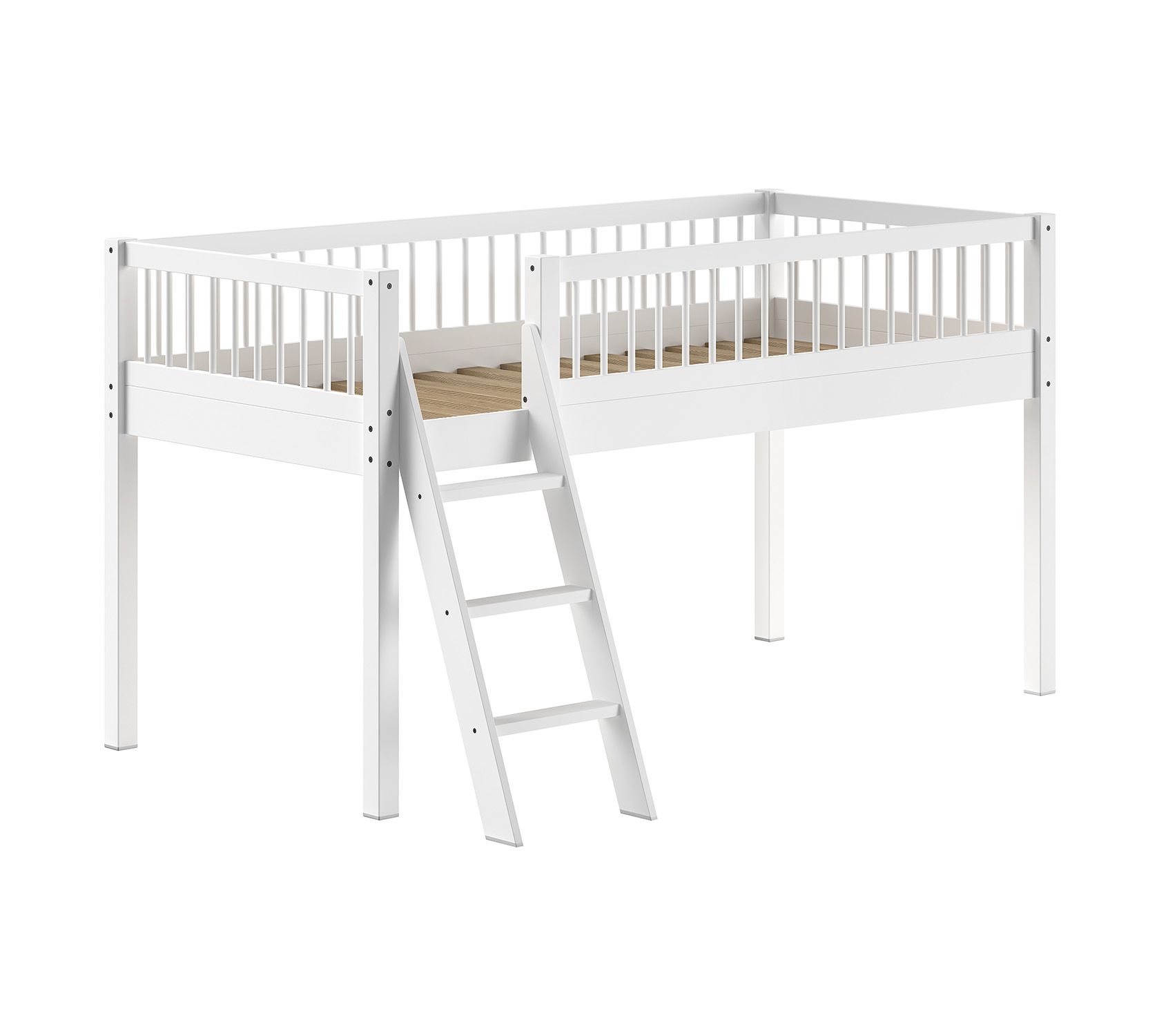 Vipack Bed Forrest Hoogslaper Beuk Wit 90x200 cm