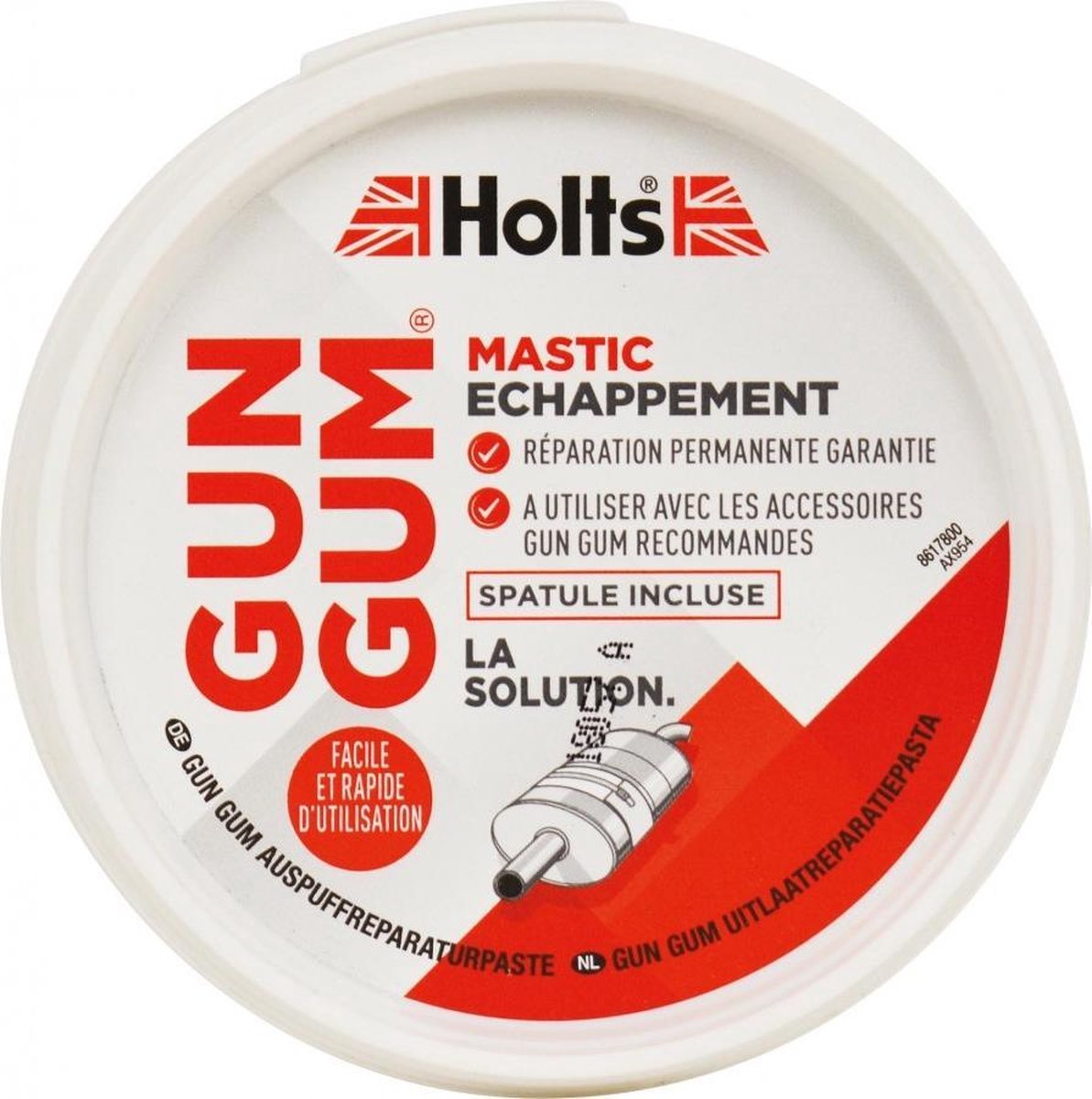 Holts gun gum pasta in blik 200 gr.