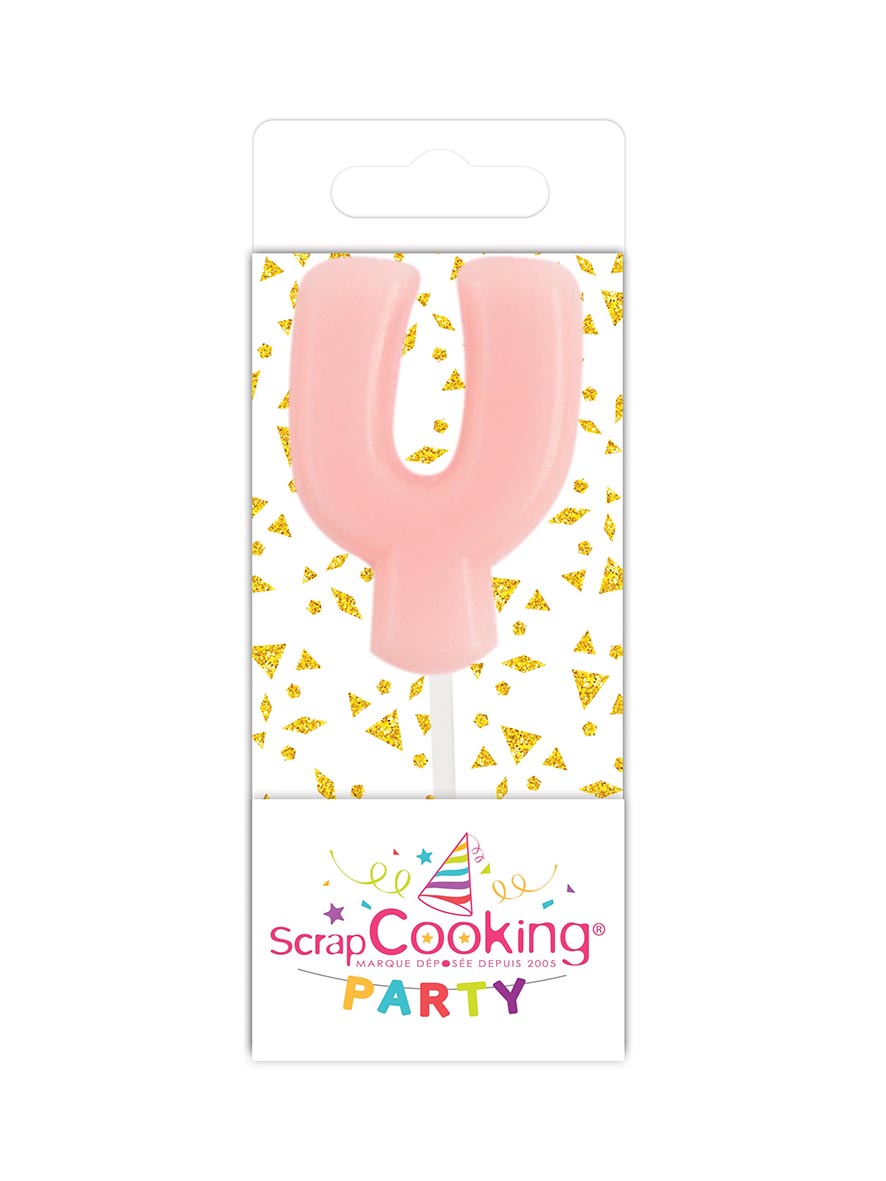 ScrapCooking Party Mini Kaars Letter Y