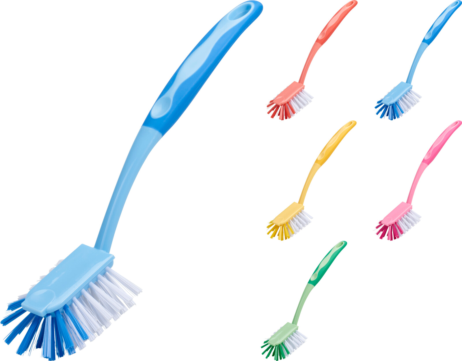 Afwasborstel 29cm - assorti - prijs per stuk