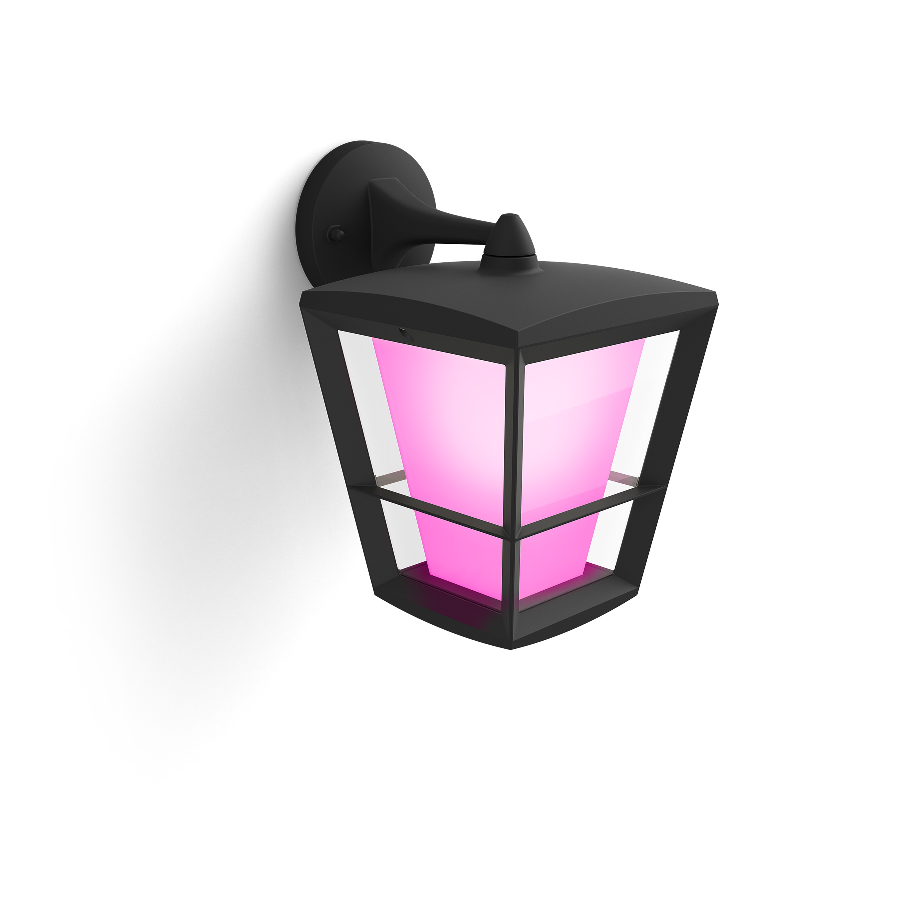 Philips Hue Wandlicht Econic Down Zwart 15W White&Color Ambiance IP44 Outdoor