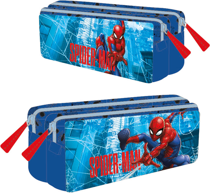 Spiderman Dubbele Pennenzak 23x9x7 cm