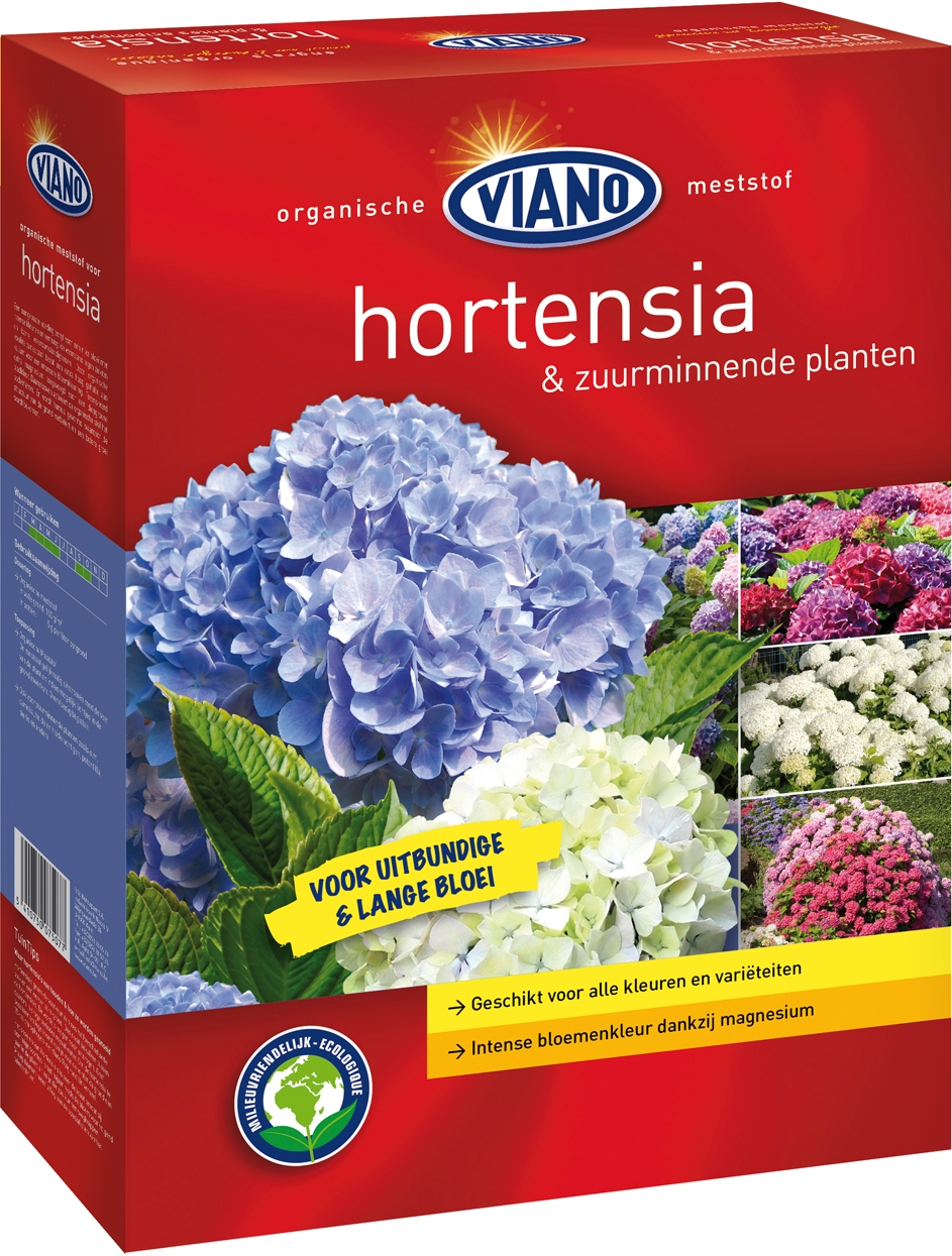 VIANO Organische Meststof 4 kg Hortensia & Zuurminnende Planten