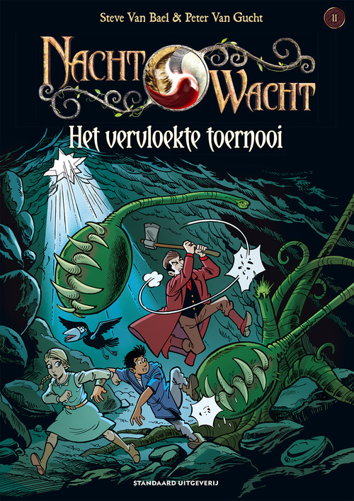 Stripverhaal Nachtwacht 11 Het vervloekte Toernooi