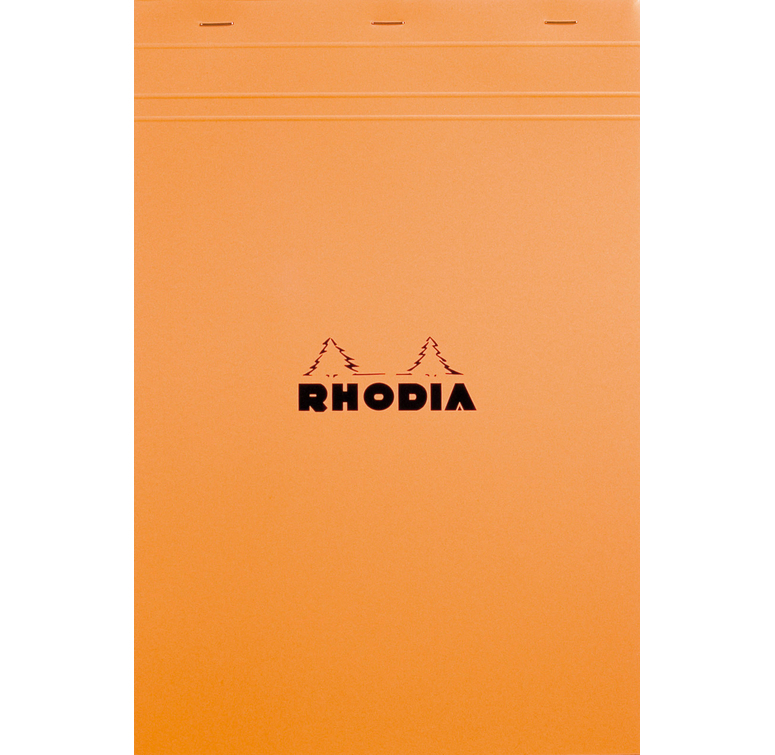 Rhodia Notablok Geniet A4+ 80 g - Oranje - 80 vel