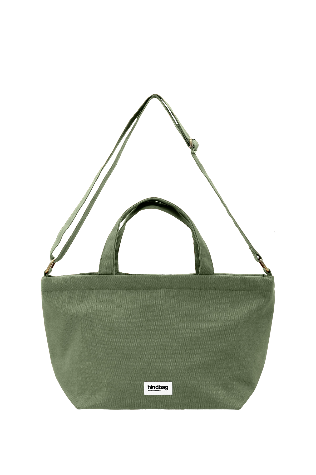 Hindbag Alba Schoudertas Olive 45x25x18 cm