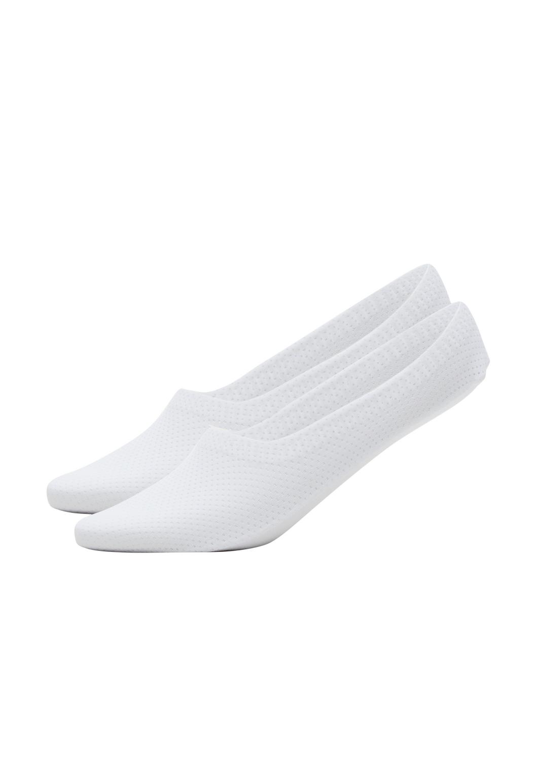 S.Oliver Footies Dames laser cut 2 Paar White - maat 39/42