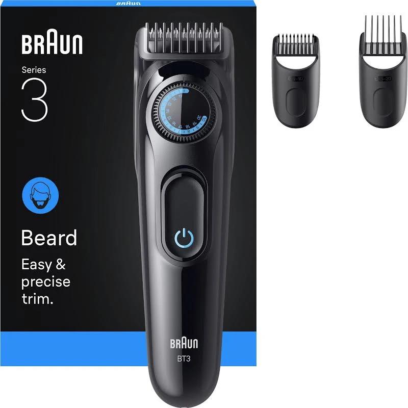 Braun BT3500 Baardtrimmer Serie 3, 20 Lengte standen, Precisiewiel