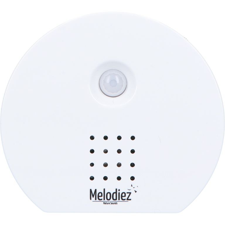 Melodiez Nature Box Wit - Box met Natuurgeluiden 40/80/120 sec. - 9x1.5x10 cm - met Bewegingssensor - op Batterijen (incl.)