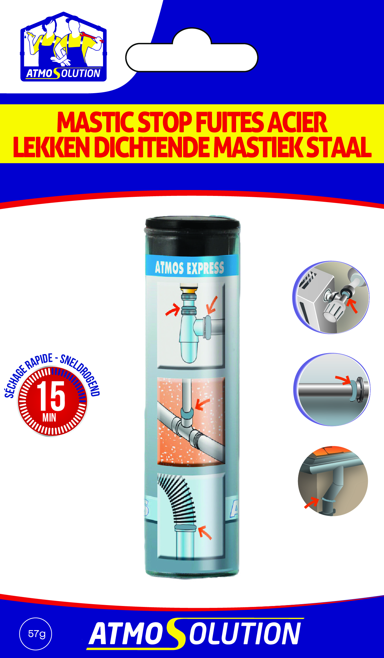 Atmos Express Reparaties Staal 57 g