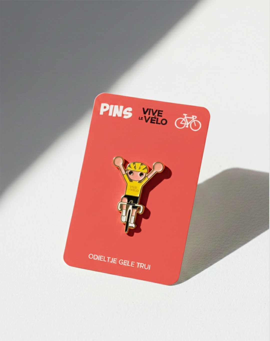 Vive Le Vélo Pin Odieltje Gele Trui