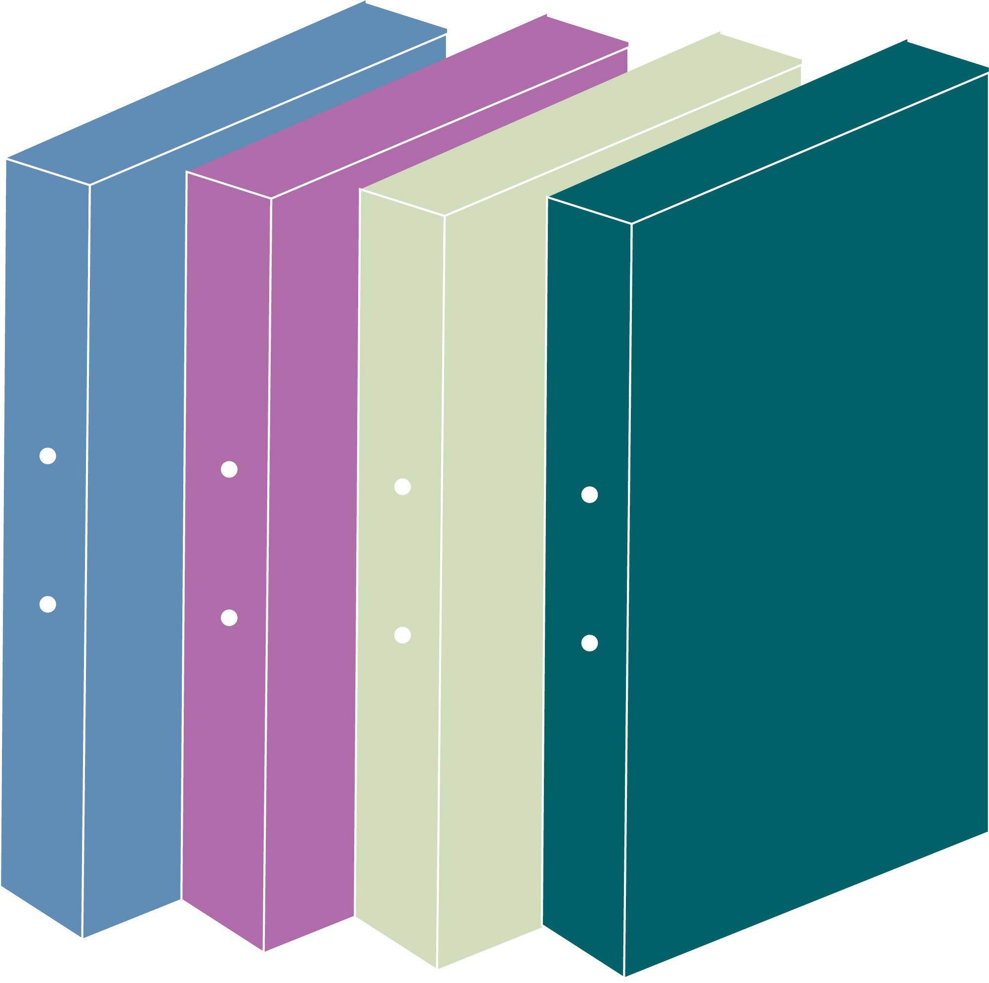Elastobox A4 Tropical Teal PP assorti - prijs per stuk