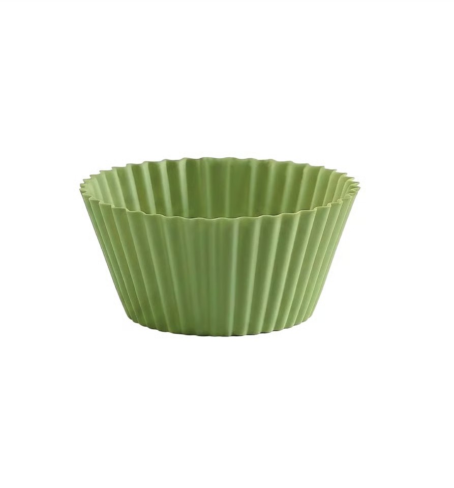 Lékué Airfryer Bakvorm Muffins Green 10cm set 4 stuks - Silicone