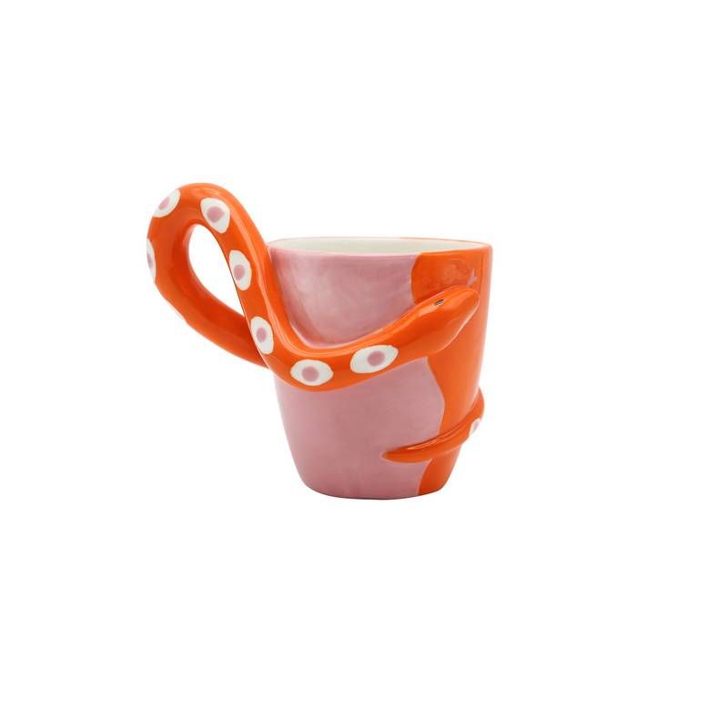 Que Rico Mok Severo Fancy Fuego Orange - 12x9.5x10 cm