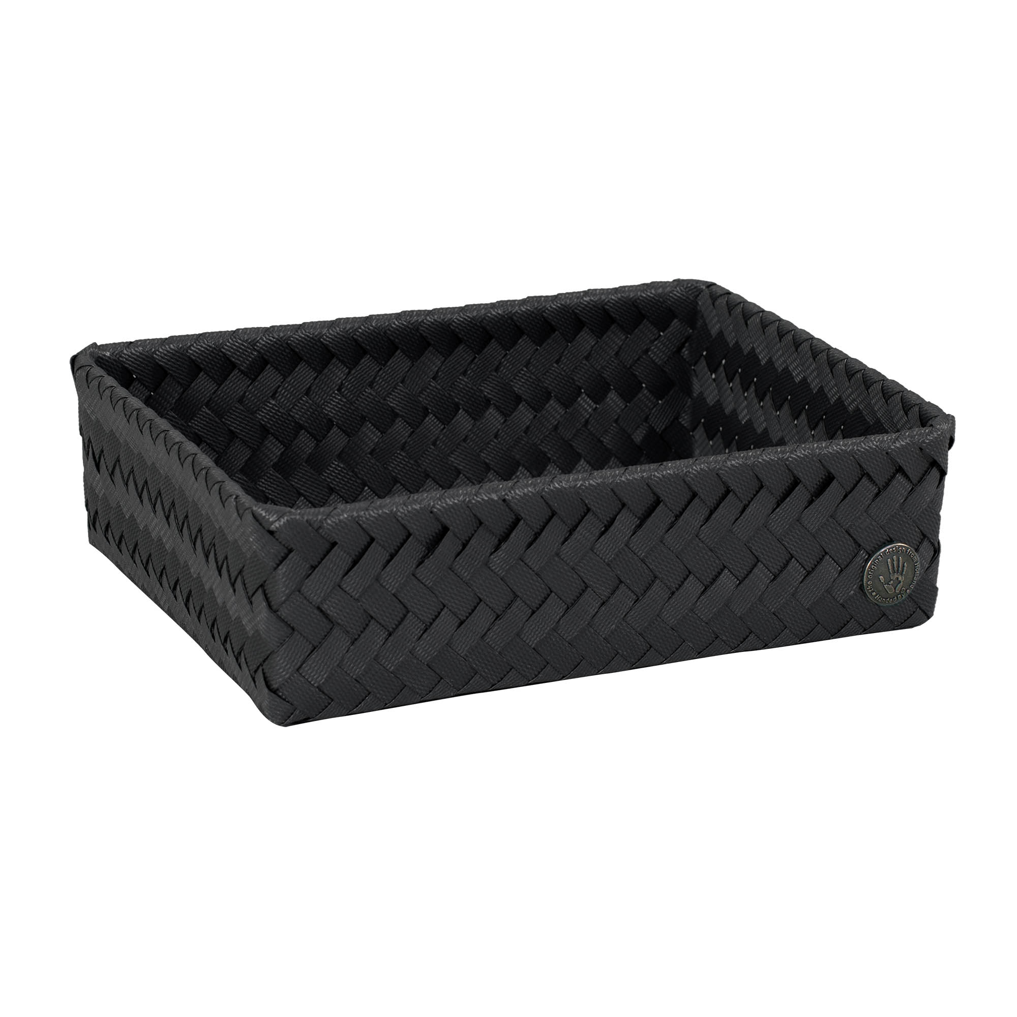 Handed By Mand Fit Medium Zwart 24x18x7 cm - Handgemaakt