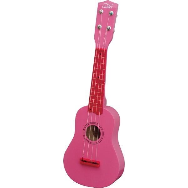Ukelele met Nylon Snaren 53CM - Roze