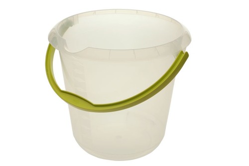 Keeeper Emmer Mika 10l Transparant 30x28 cm - met Giettuit