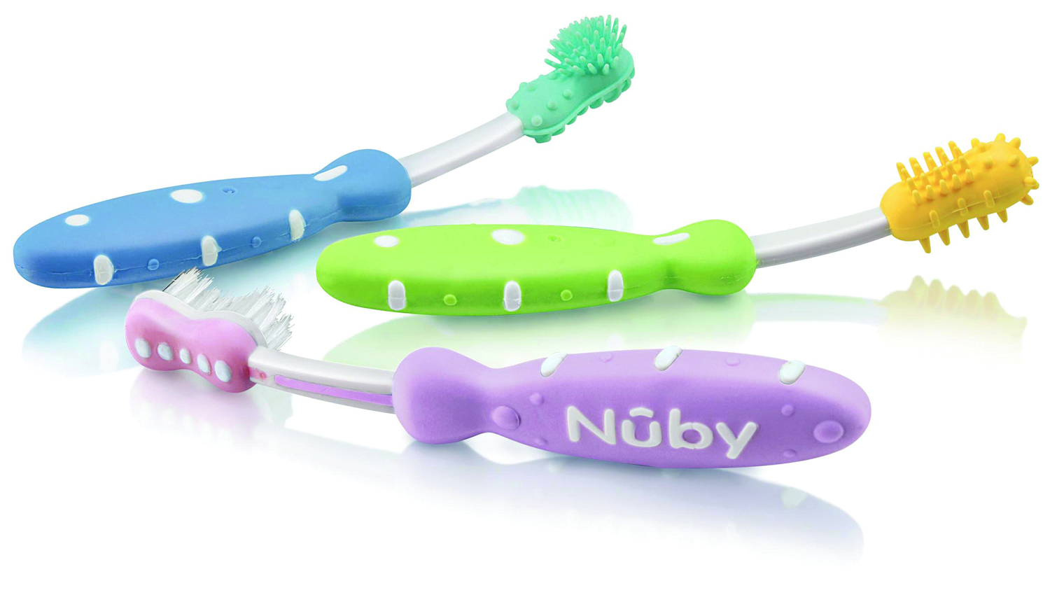 Nuby Starters Tandenborstels 3 stuks Oefenset