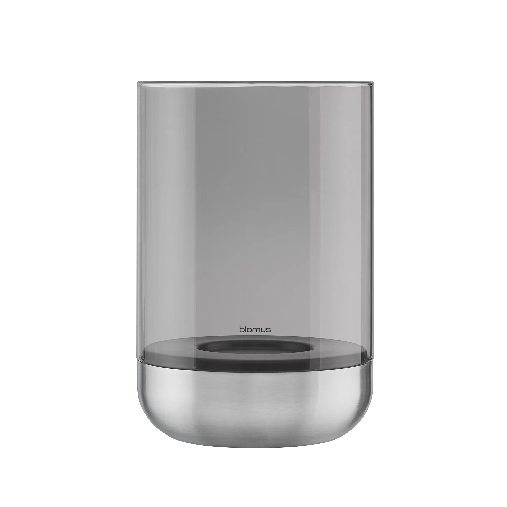 Blomus Windlicht Calma Smoke 15x22.5 cm - Glas/RVS