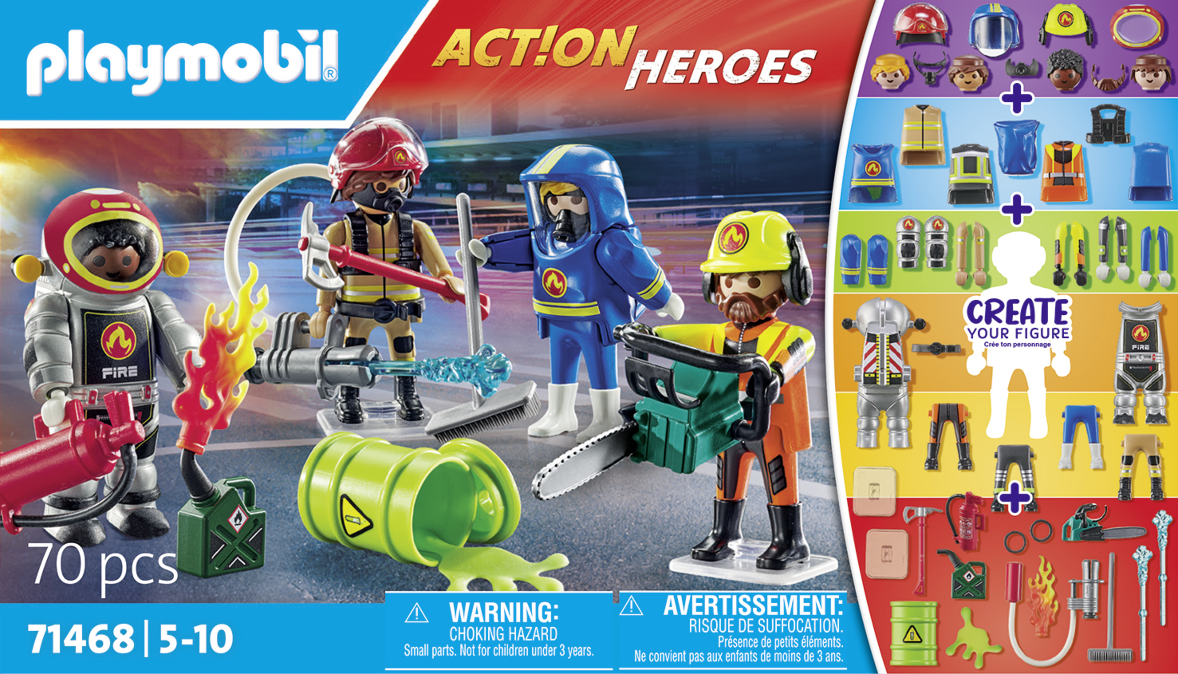 Playmobil Action Heroes 71468 My Figures Brandweer