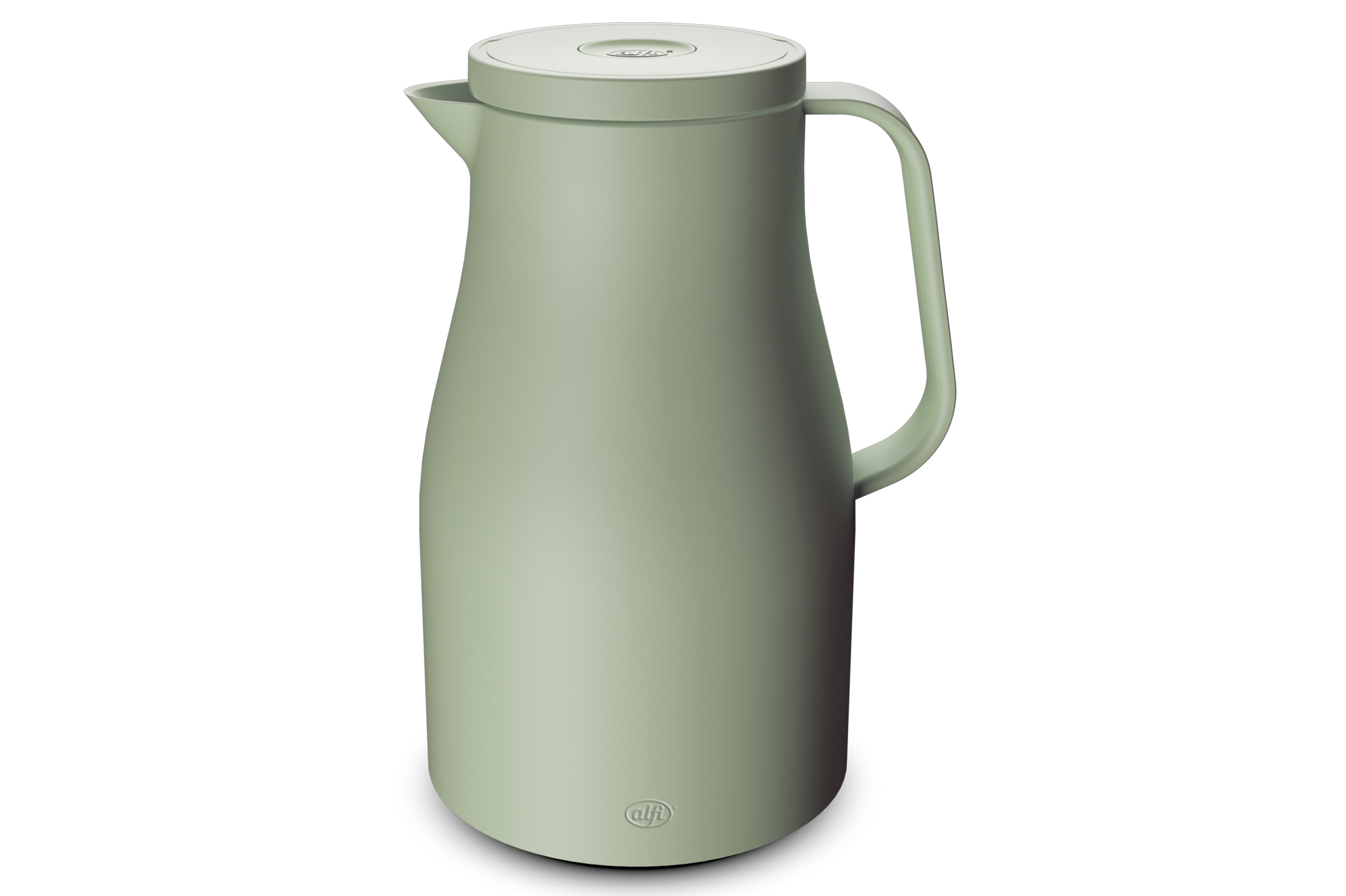 Alfi Schenkkan Econscious 1l Fog Green - 14.5x25 cm - met Glazen Binnenfles