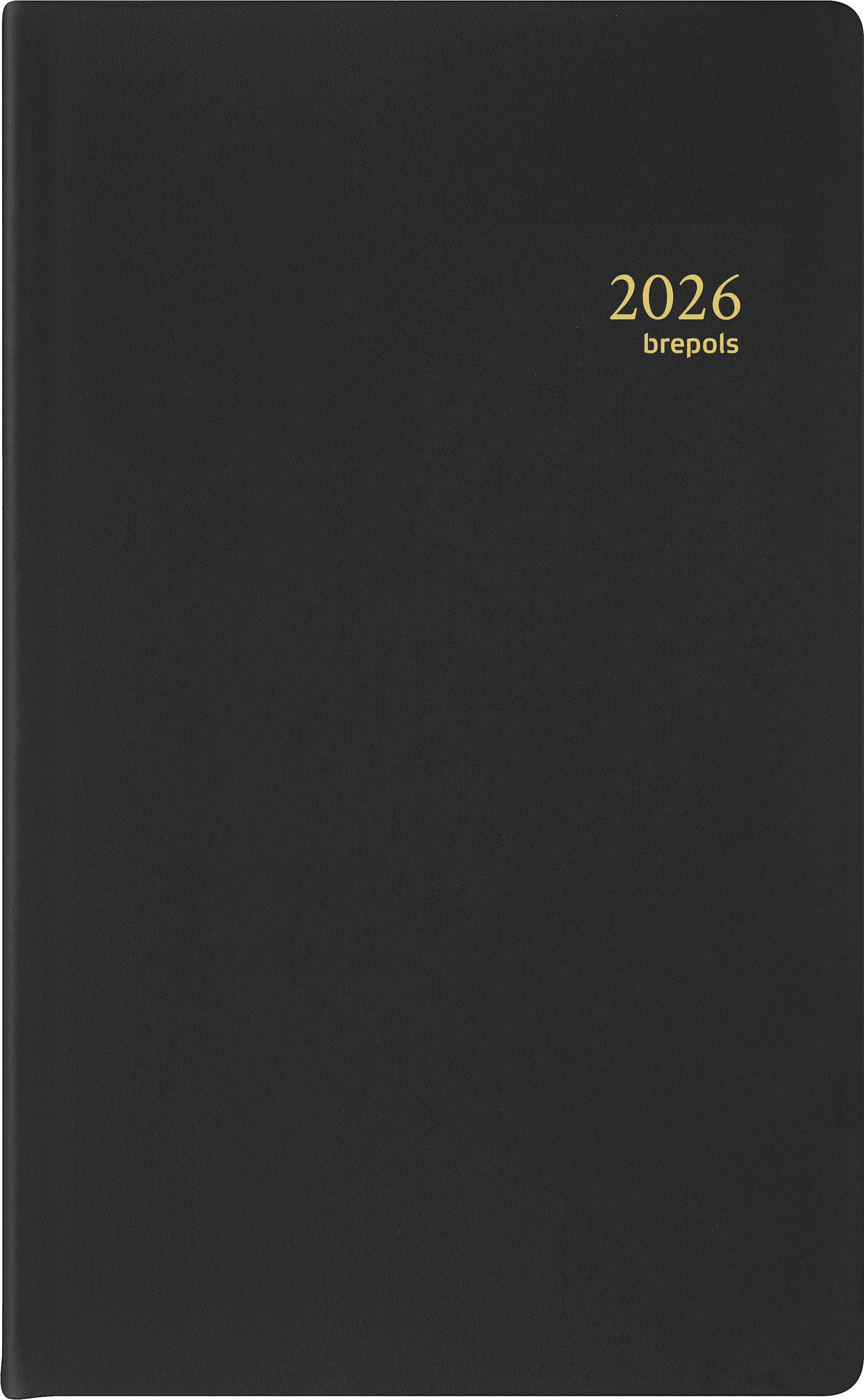 Brepols Agenda 2026 Breform Seta 1dag/pag Zwart 10x16.5 cm