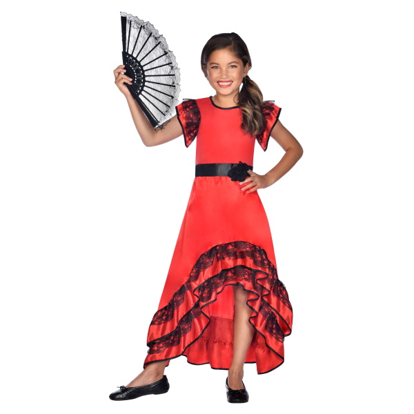 Amscan Kinderkostuum Flamenco Danser 8-10 Jaar