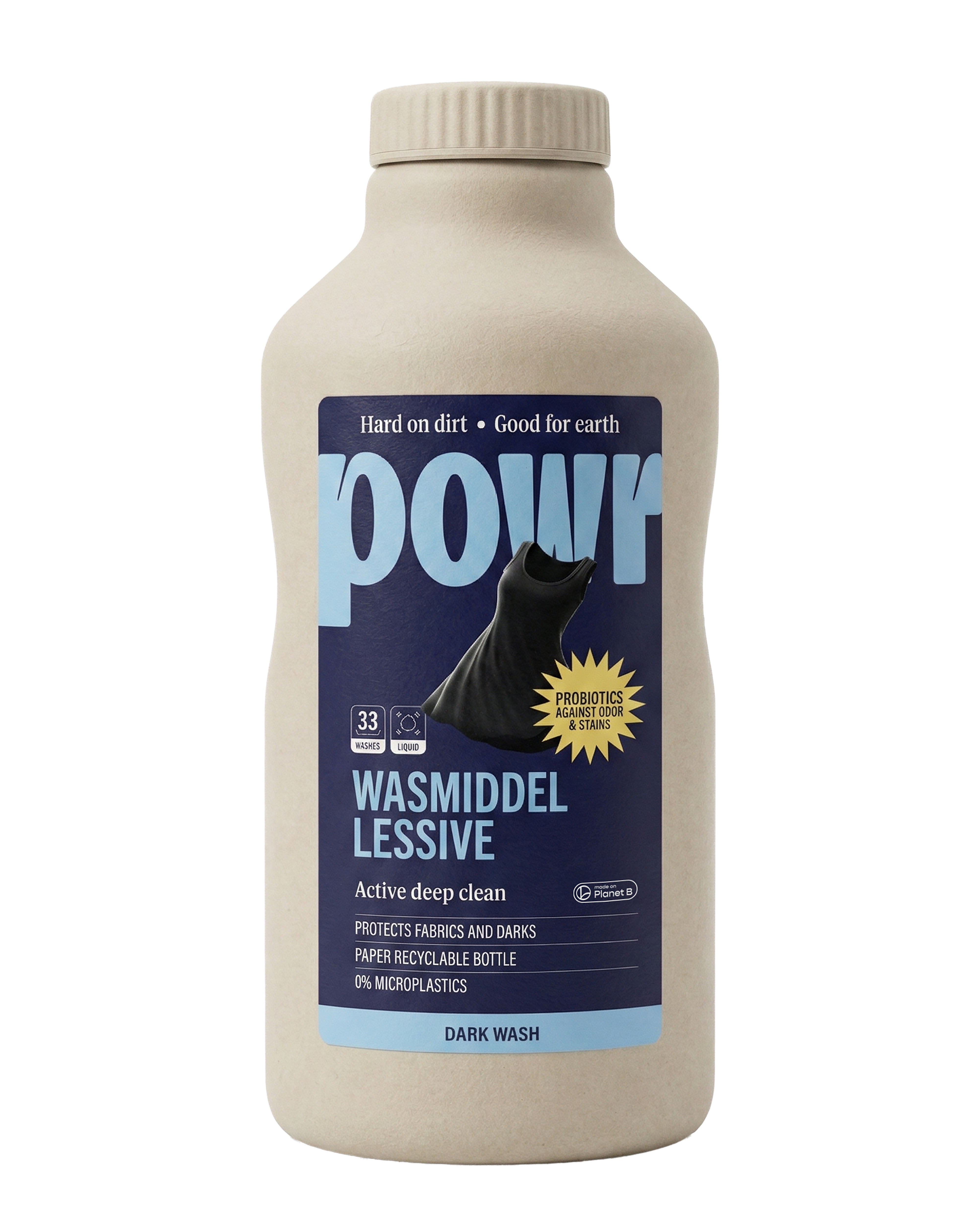 POWR Vloeibaar Wasmiddel Zwart