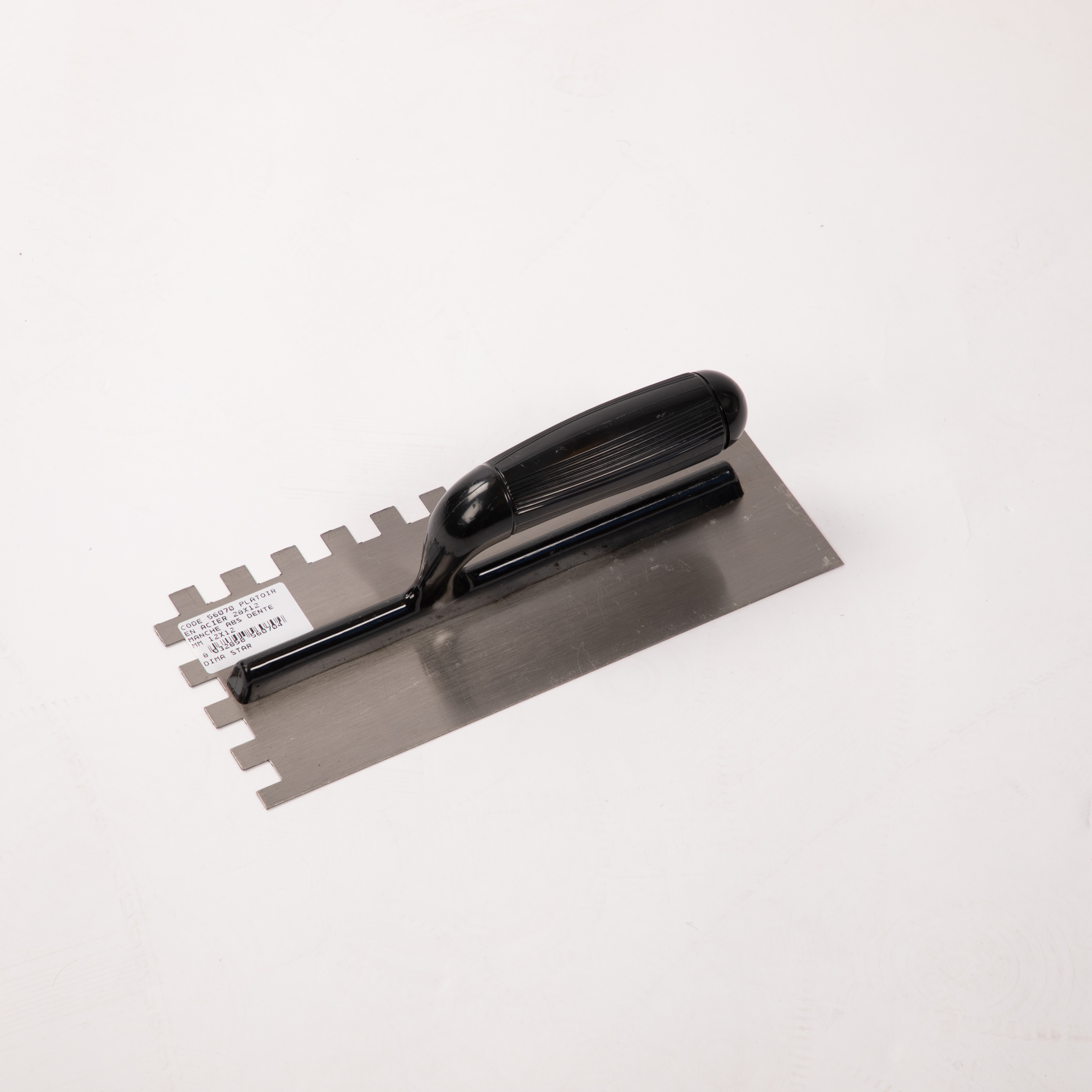 Dima Star Plakspaan 280x120 mm Getand 12x12 mm ABS Handvat