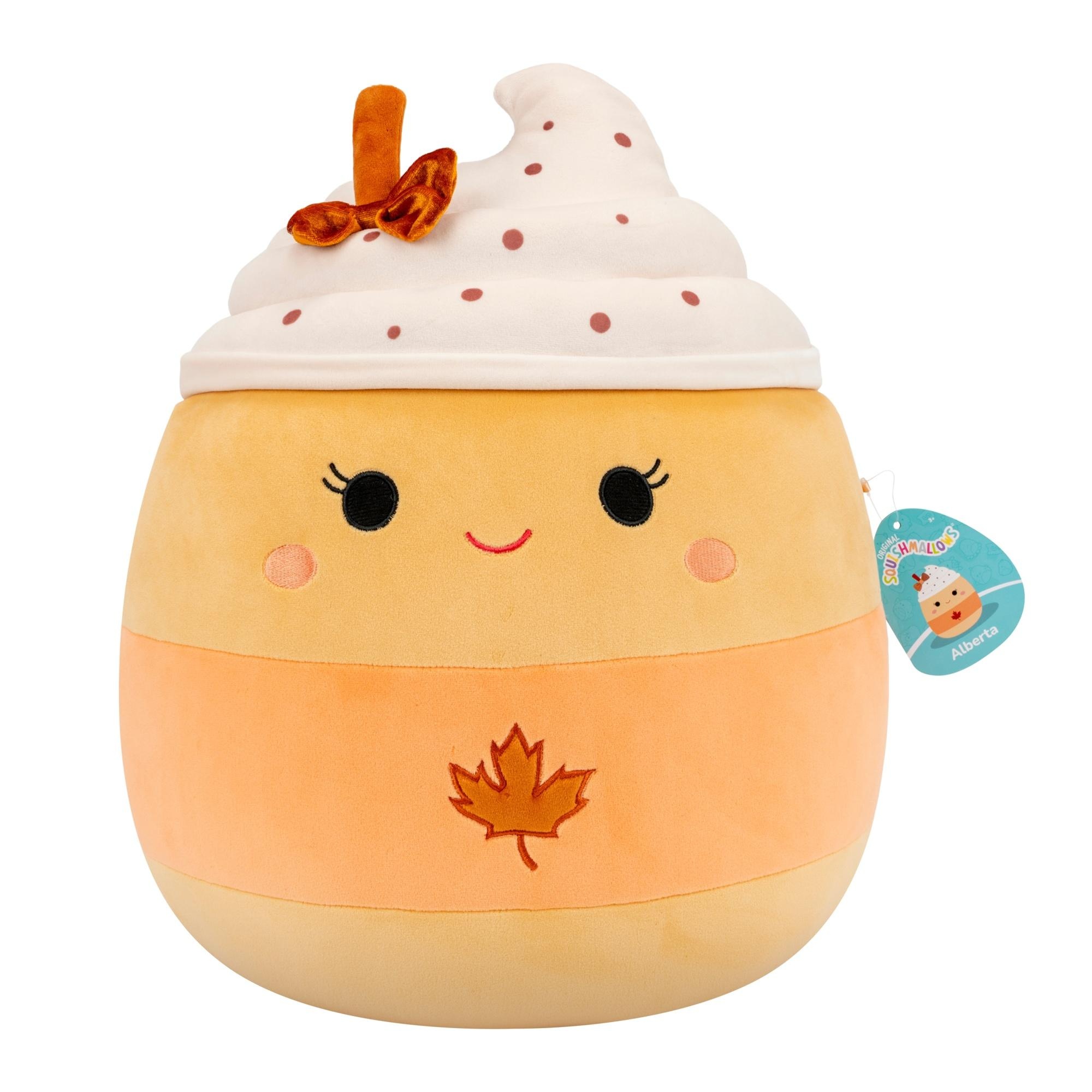 Squishmallows Pluche 40 cm Sawyer - Orange Maple latte