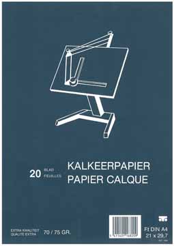 Gallery Kalkpapier A4 20 vel - 70/75 gram