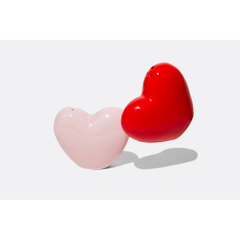 Doiy Peper- & Zoutvat Love - 7.7x3x6 cm - Keramiek - 2-delig