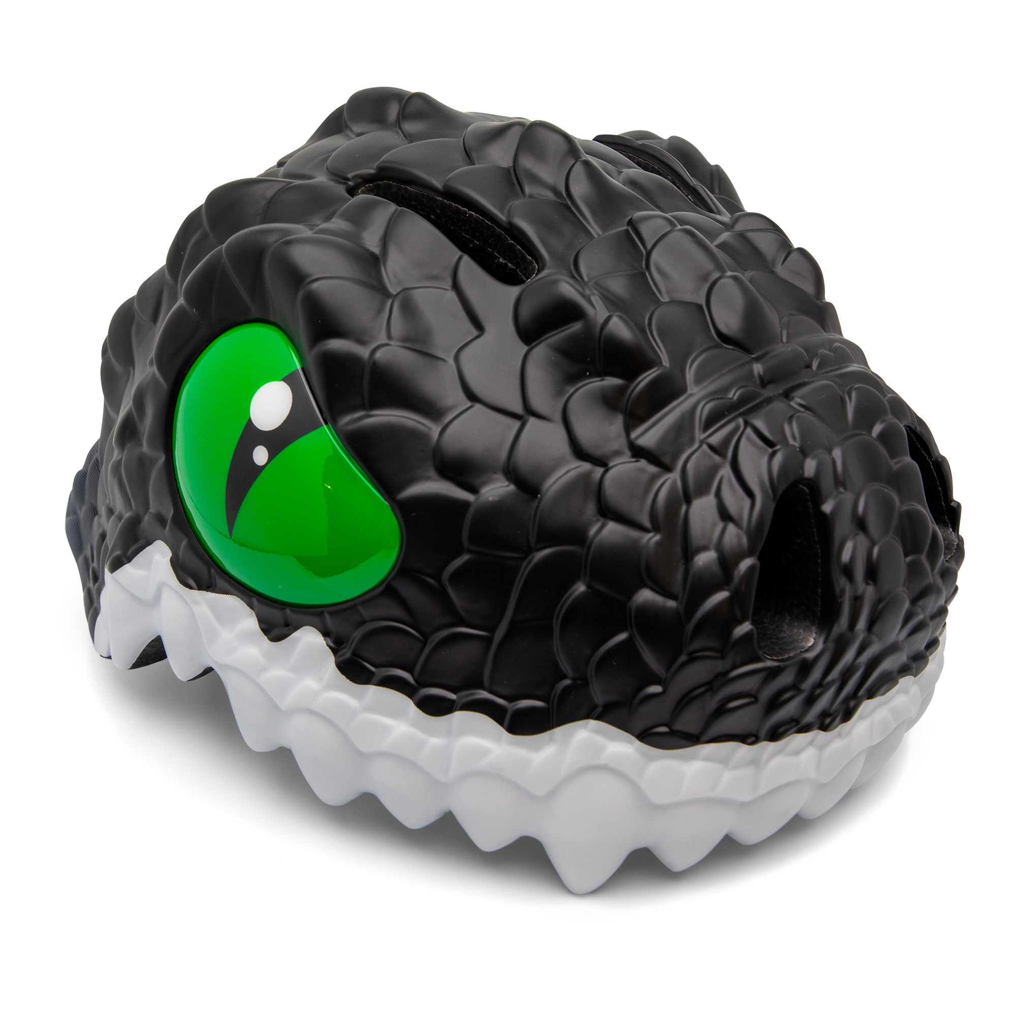 Crazy Safety Fietshelm Dragon Black M 54-59 cm 6-12 jaar